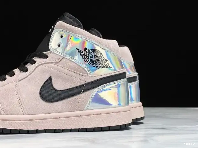 Cheap TB Mid Powder Iridescent Air (W) BQ6472-602 1 Dirty Jordan 0616